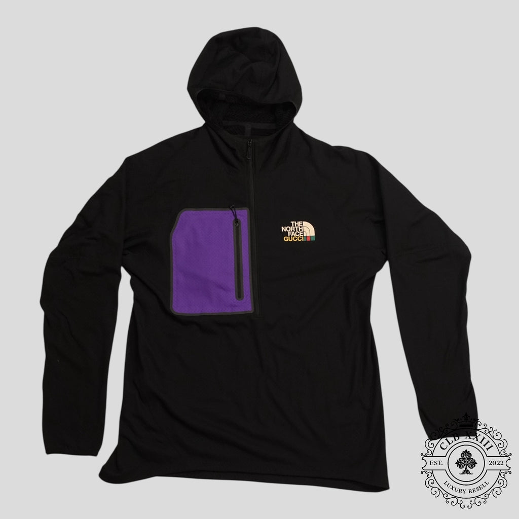 Polaire Gucci X The North Face Noire et Violette