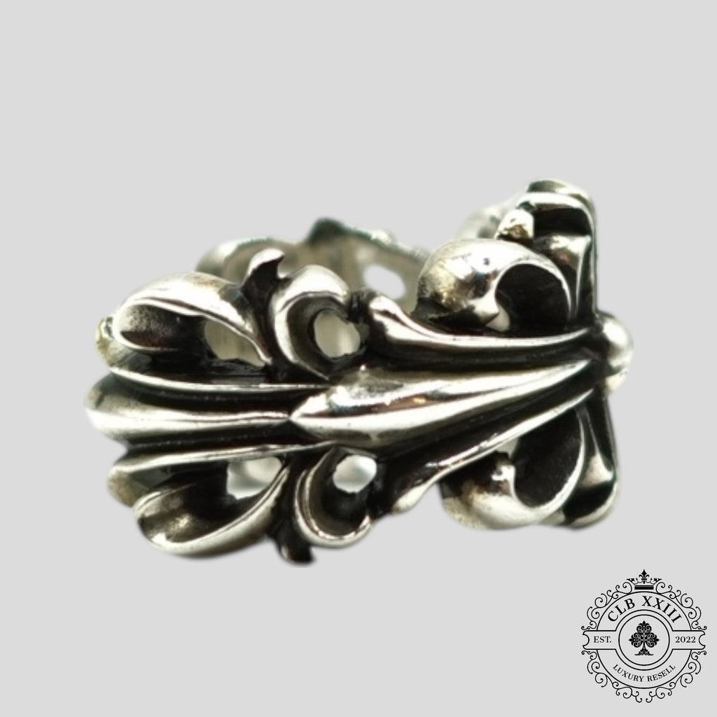 Bague double fleur Chrome Hearts