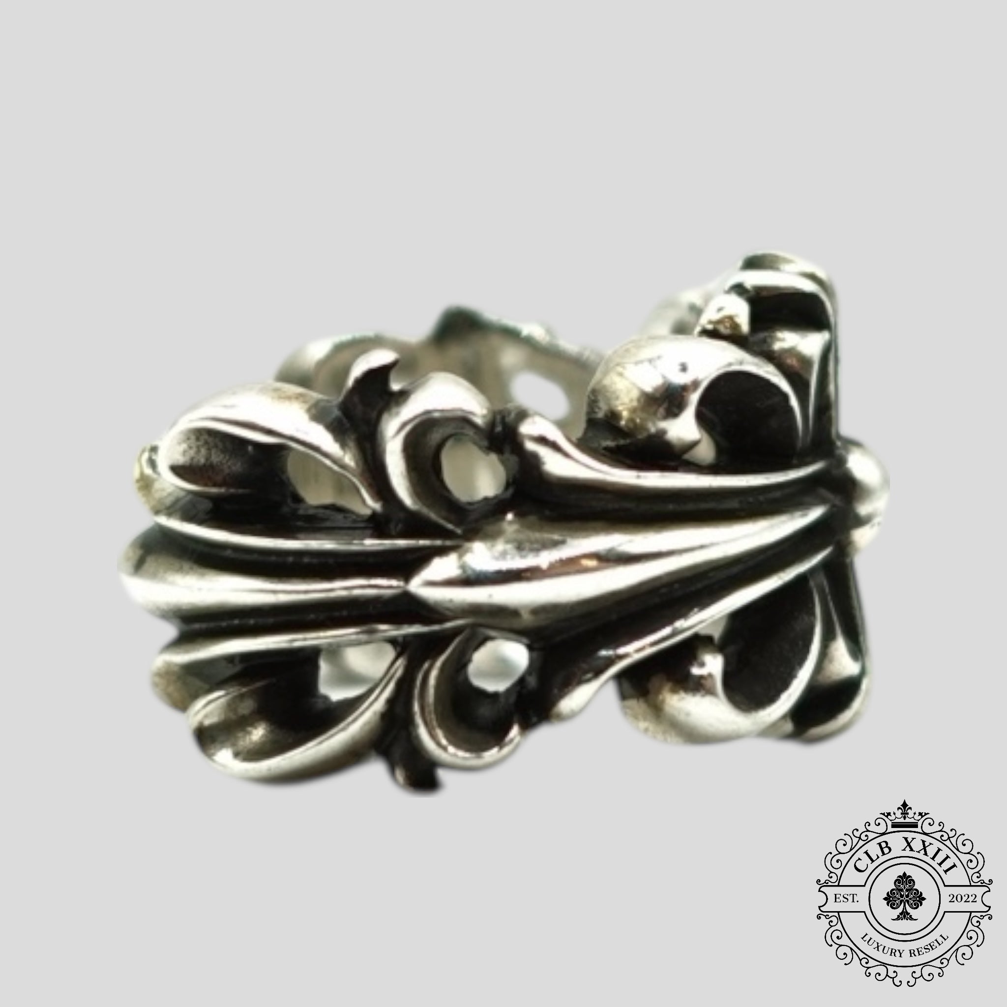 Bague double fleur Chrome Hearts
