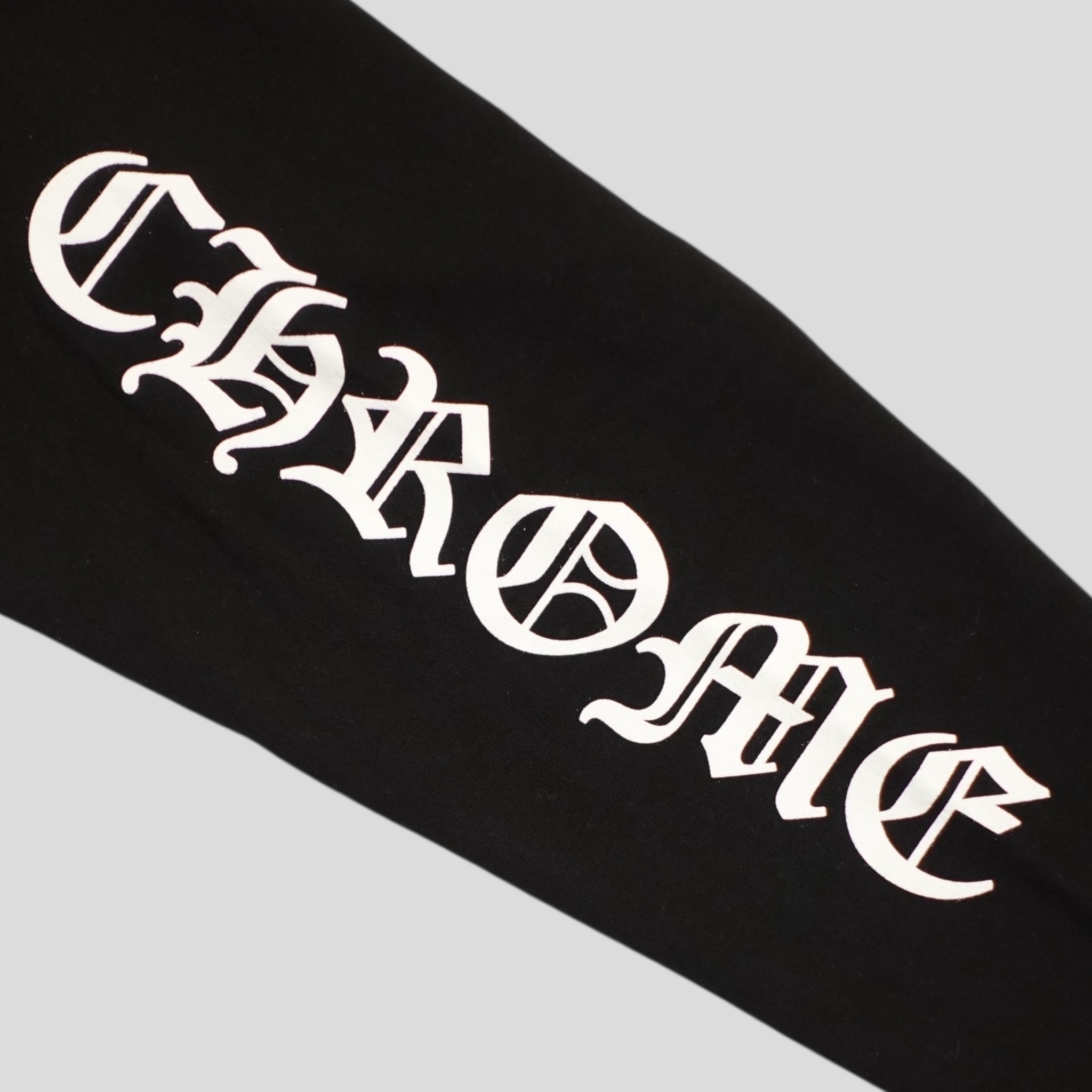 SWEAT-SHIRT RAS DU COU CHROME HEARTS AVEC LOGO SUR LA NUQUE - NOIR