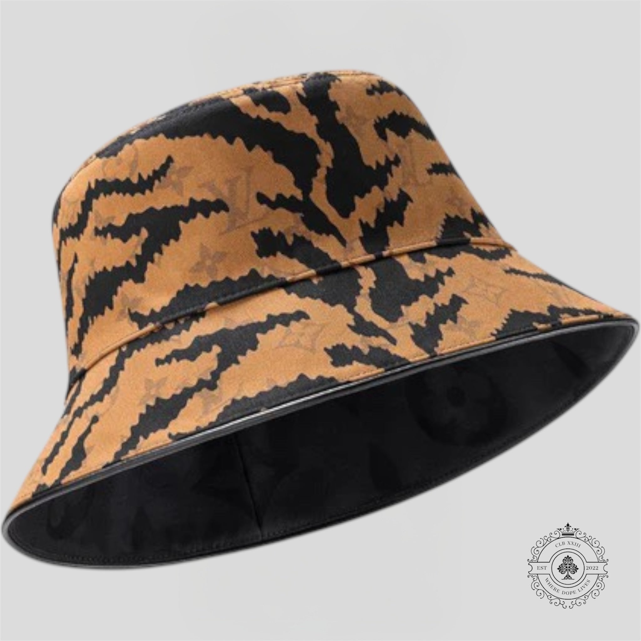 Chapeau Bob Réversible Louis Vuitton Tigergram