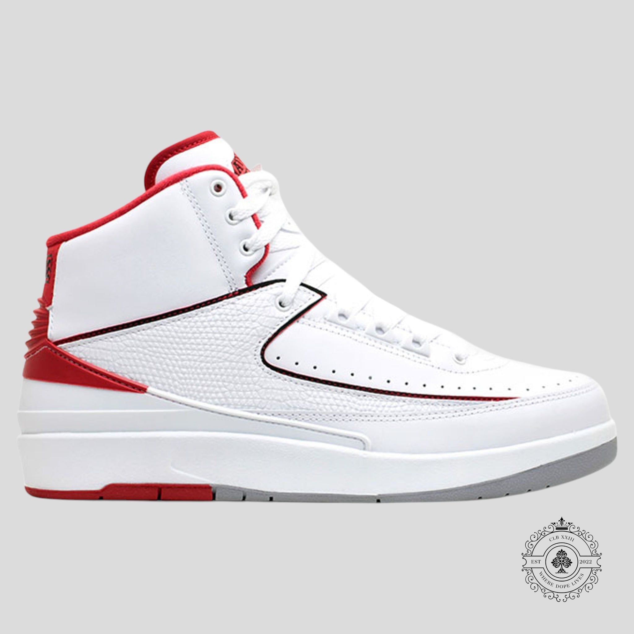 Air Jordan 2 Retro Blanc Rouge (2014)