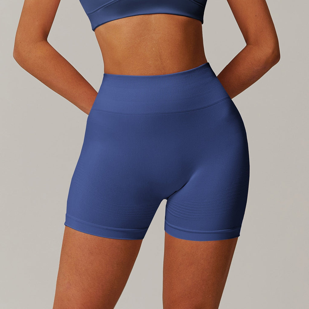 Short de yoga taille haute moulant pour femmes – Short de sport de course