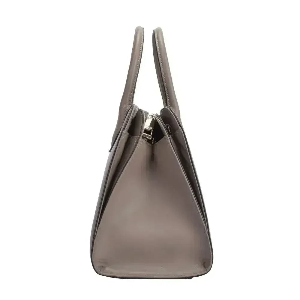 Sac à main de luxe en cuir lisse pour femme Maria Carla