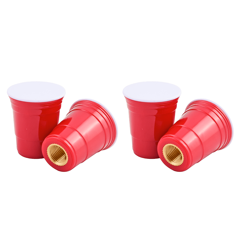 Bicycle Tire Valve Caps (Set of 2) | Easy Installation, BPA & Phthalates Free, Tire Protection