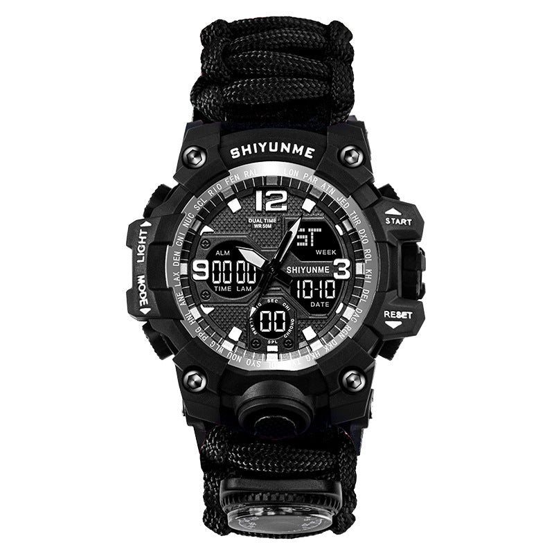 Montre sport homme de survie avec boussole extérieure de la marque de luxe G Style, montres numériques militaires étanches 50M relogio masculino