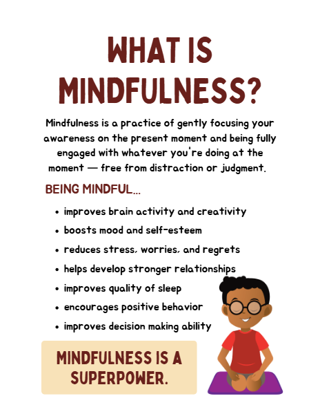 Mindfulness Journal for Kids – Canva Template with 14 Printable Pages