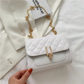 Sacs à bandoulière de luxe noirs décents pour femmes et filles, petit sac messager de créateur, sac à bandoulière pour femmes, sac à bandoulière à chaîne en treillis de diamant à la mode et polyvalent pour femmes