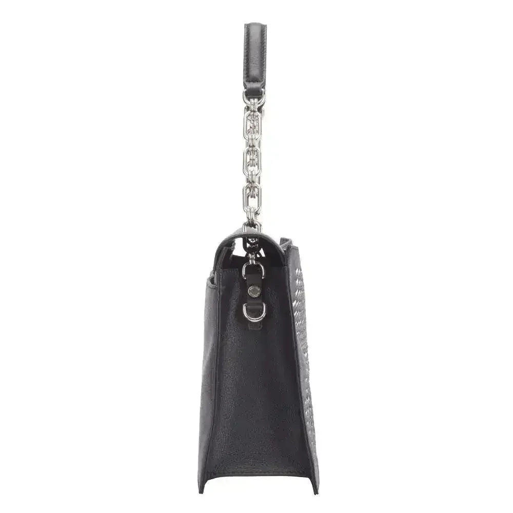 Sac à main en cuir de luxe pour femme Maria Carla, sac en cuir lisse