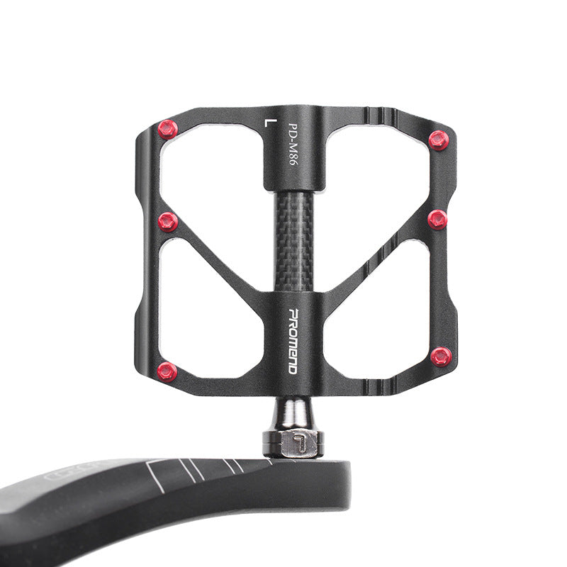 Pédale de vélo en titane Axe en titane Pédale de vélo en tube de carbone Pédale 3 Palin VTT Pédale de route Pédales de plate-forme de vélo Pédale de vélo Axe en titane Tube de carbone Pédale de vélo Pédale de VTT Pédale de route