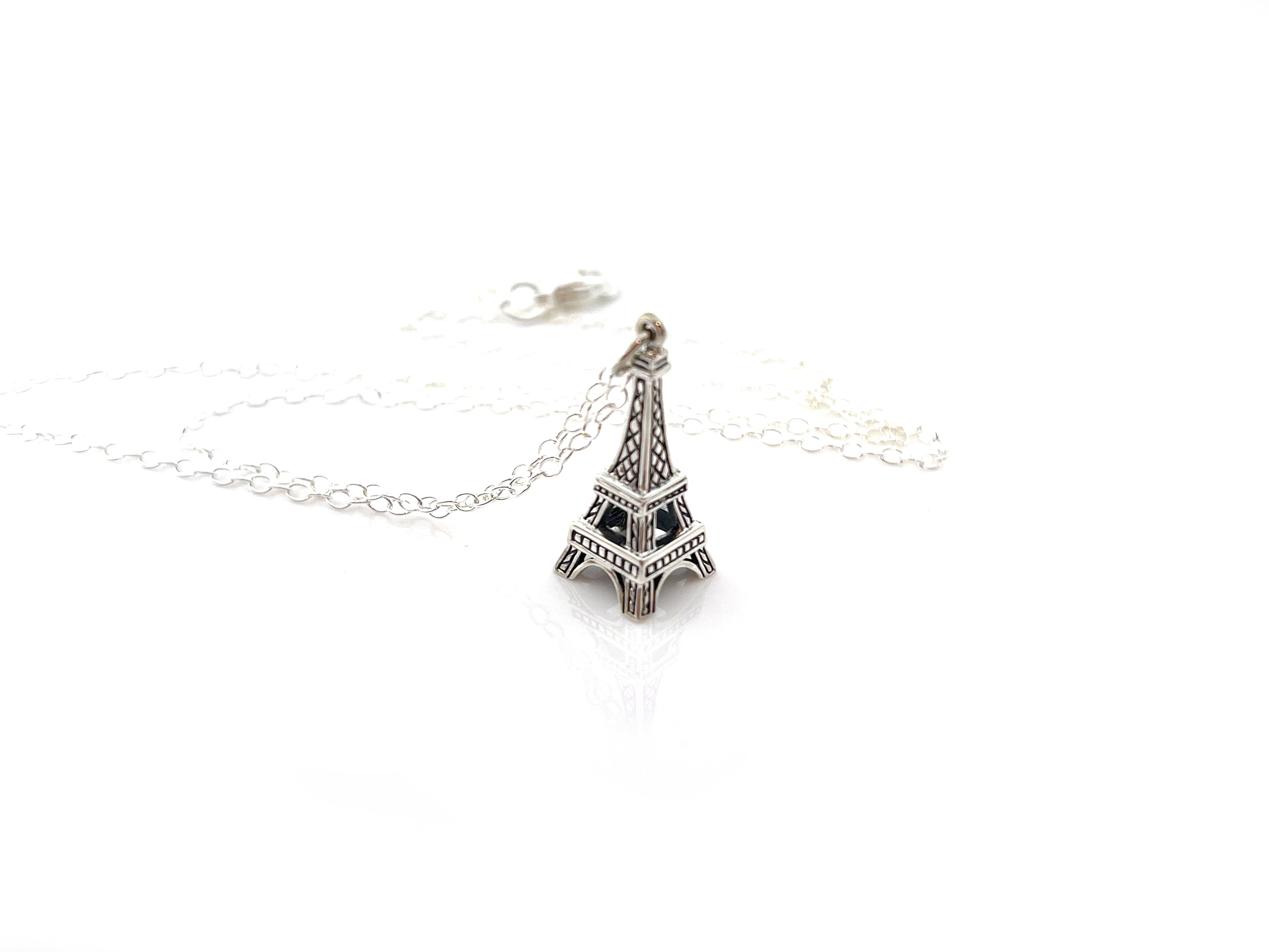 Collier charme Paris – Collier Tour Eiffel en argent sterling