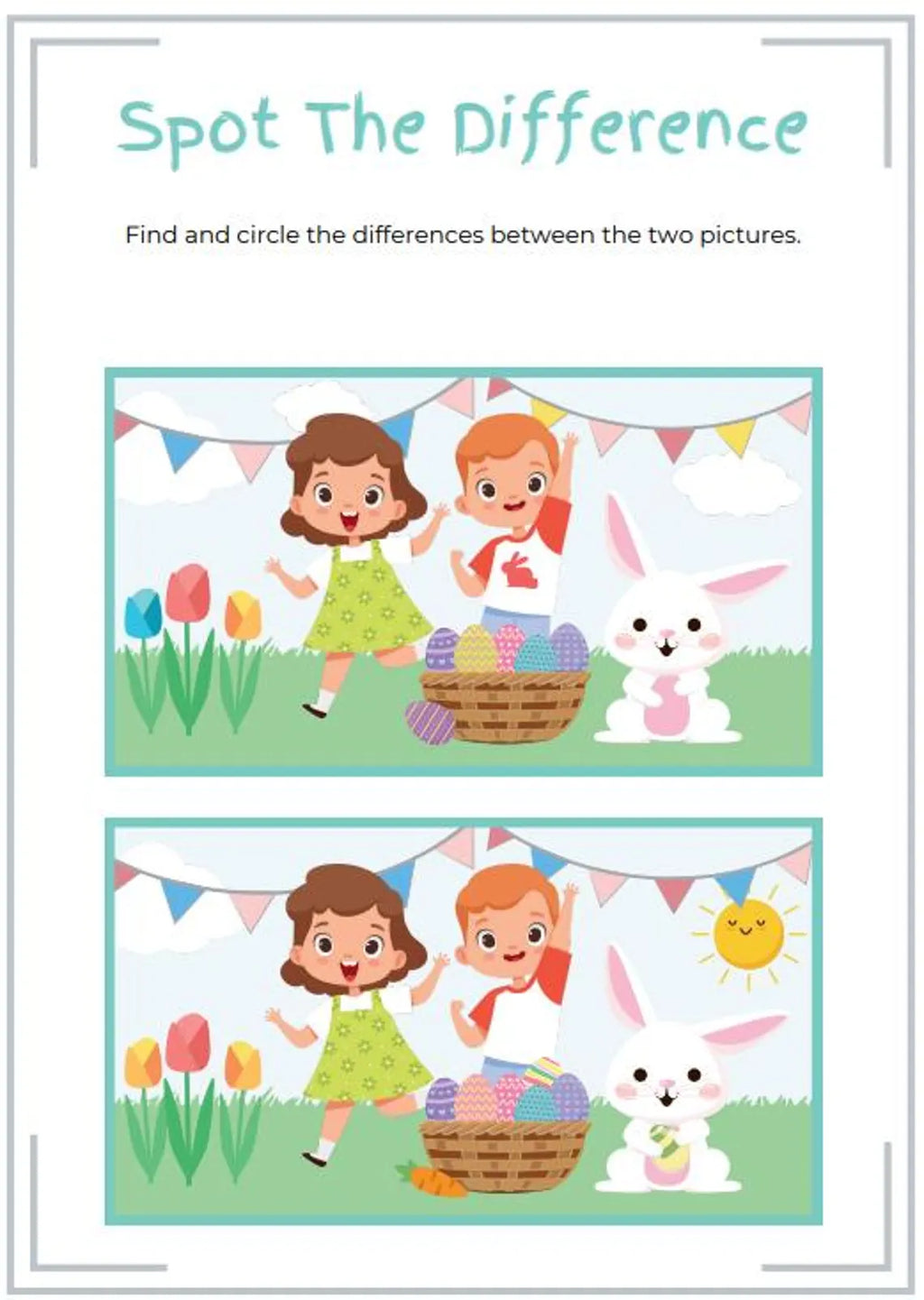 Cahier d'activités de Pâques pour enfants | 50 pages | Imprimable