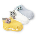 Lot de 3 paires de chaussettes antidérapantes en coton pour nouveau-nés et bébés filles, chaussettes avec nœud papillon et fleur pour bébés et enfants de 0 à 24 mois