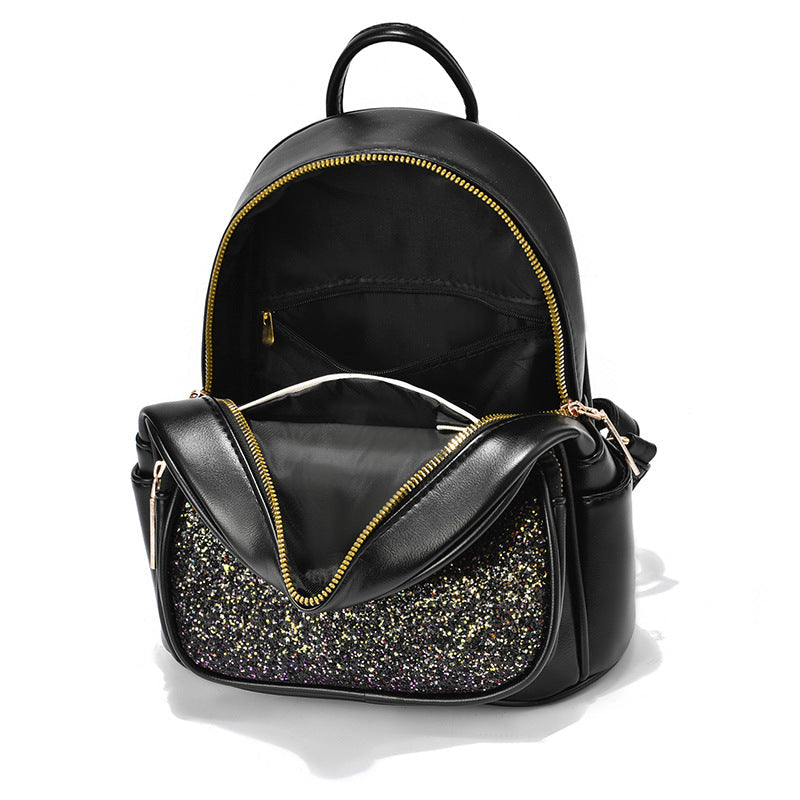 Grand Sac à Dos Tendance Grande Capacité Passe-Partout Nouveau Sac à Dos d'Affaires en Cuir PU pour Dames et Filles Sacs Scolaires pour Étudiantes Adolescentes de Créateur de Mode