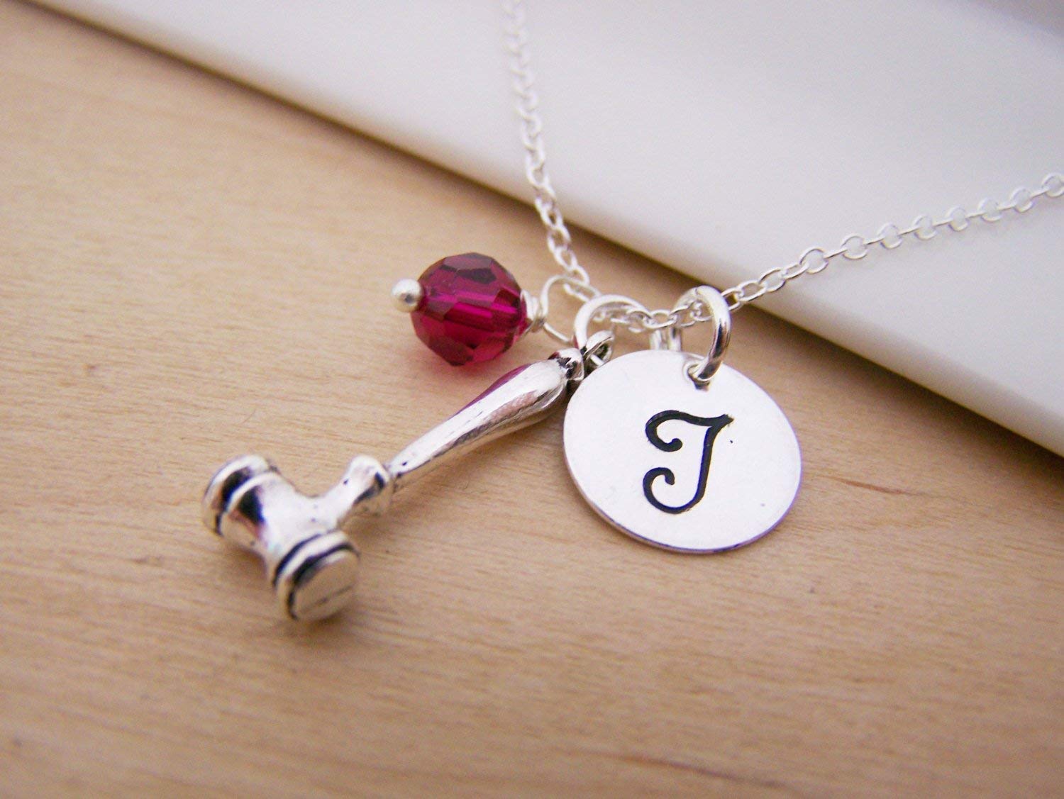 Collier Pendentif Marteau – Bijoux Personnalisés en Argent Sterling