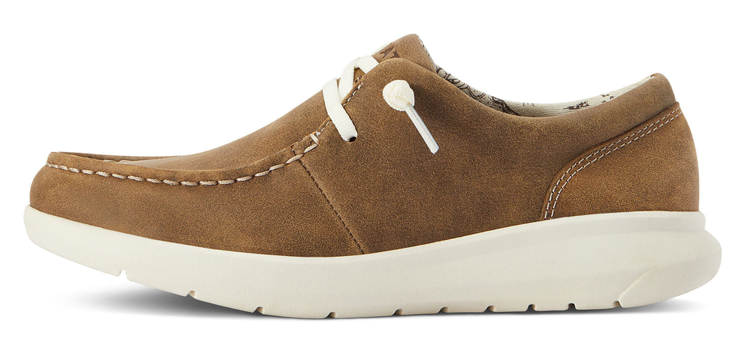 Chaussures à enfiler décontractées Ariat Hilo pour femme avec lacets sans nœuds – Confortables pour le quotidien