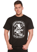 T-shirt à manches courtes et motif en bambou viscose et coton biologique pour homme Surf Rider Spun Bamboo®