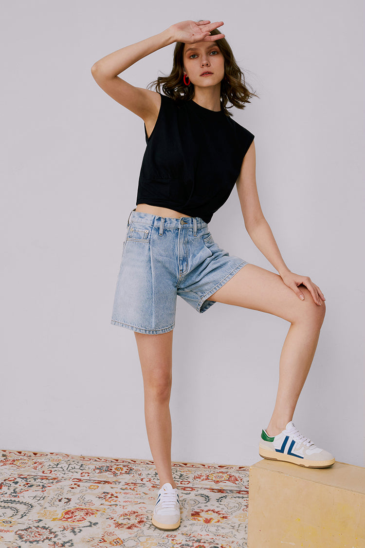 Le short plissé amusant HJ117