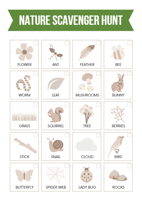 Kids Scavenger Hunt Bundle – Free Printable Download