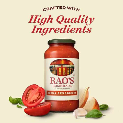 Raos Homemade Vodka Arrabbiata Sauce, 24 Oz, Spicy, All Purpose, Keto Friendly Pasta Sauce, Premium Quality Tomatoes From Italy And Crushed Red Pepper