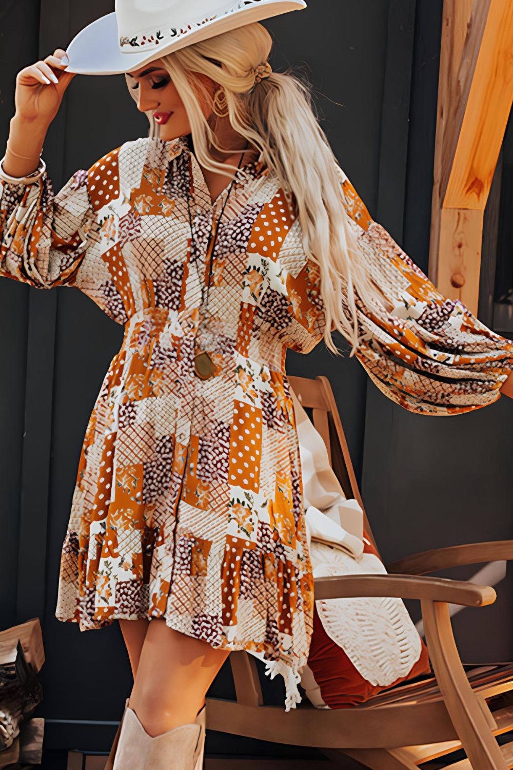 Robe Mini-Chemise Colorée Unique - Vibrante & Tendance - Décontractée - Robe de Soirée