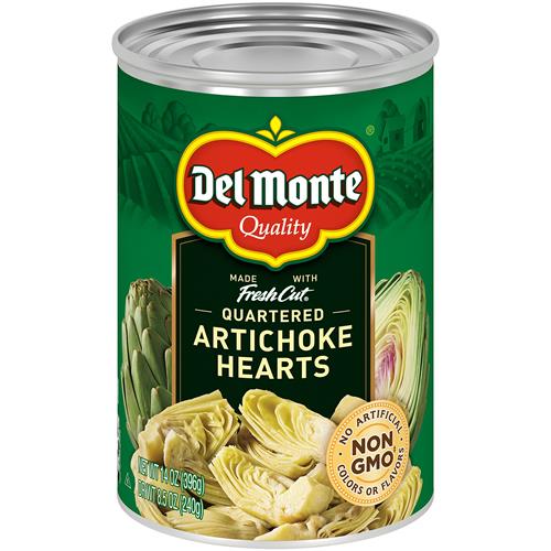 Del Monte Quartered Artichoke Hearts 14 Oz. Can