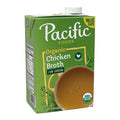 Bouillon de poulet bio fermier faible en sodium Pacific Foods, carton de 1,4 L