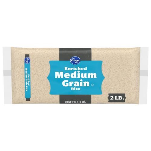 Riz à grains moyens enrichi Kroger 907 g