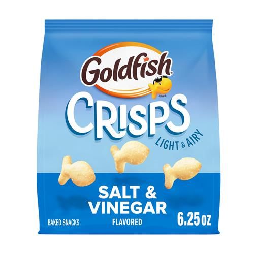 Biscuits salés Goldfish saveur sel et vinaigre, sachet de 177 g
