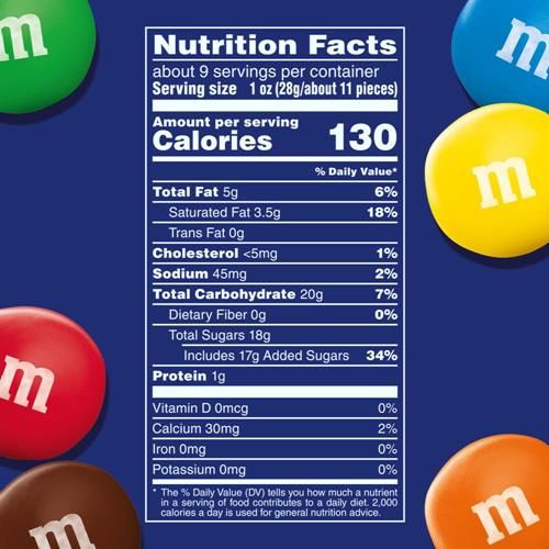 M&M's Caramel Chocolat au lait, Format familial, Sachet refermable de 256 g