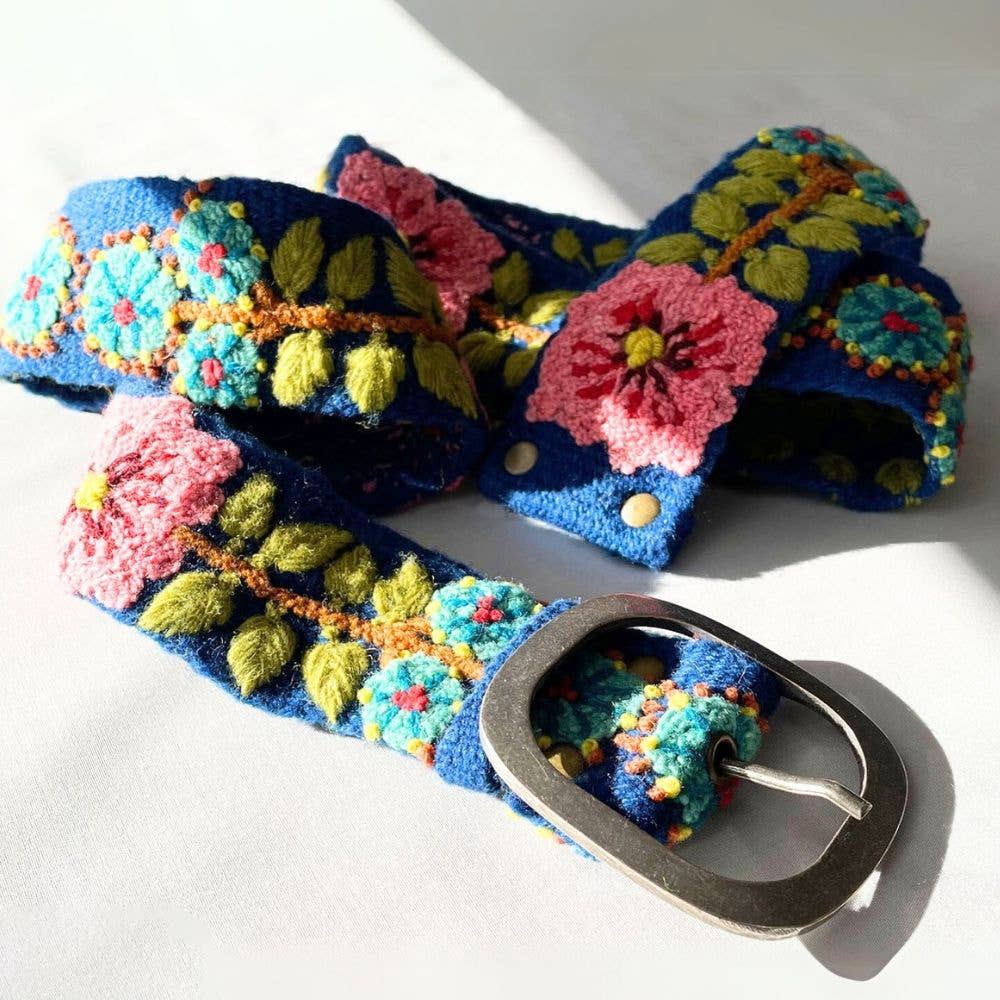 Ceinture en Laine Brodé Sunshine Daydream