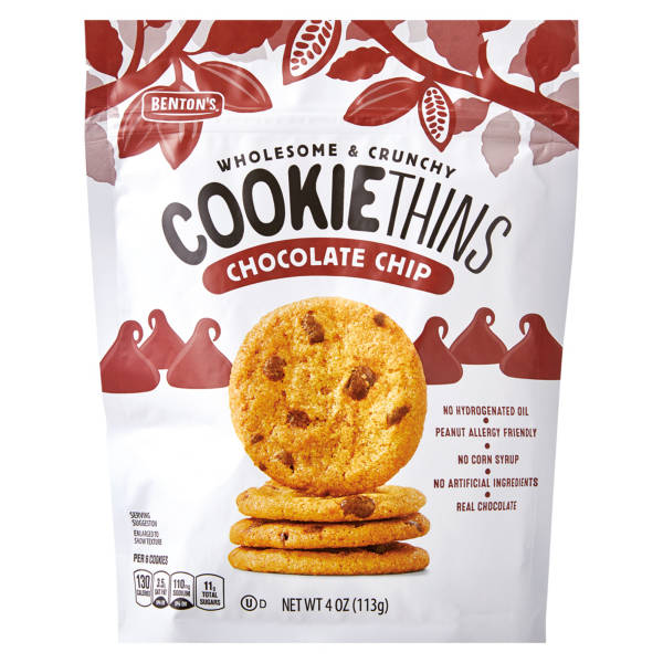 Biscuits fins aux pépites de chocolat Benton's, 113 g