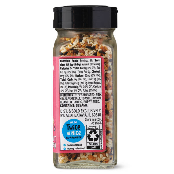 Assaisonnement pour bagels au sel rose Stonemill, 68 g