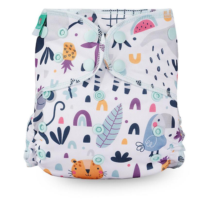 Couche lavable en tissu pour bébé, réutilisable, pour bébés mouilleurs, hybride, imperméable, en bambou, pour filles et garçons