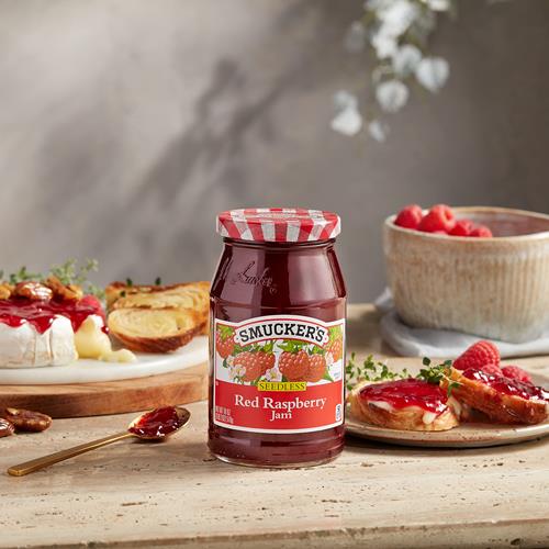 Confiture de framboises rouges sans pépins Smucker's, 510 g