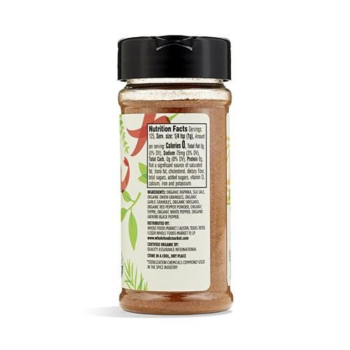 Mélange d'épices bio pour fruits de mer Whole Foods Market, 125 g