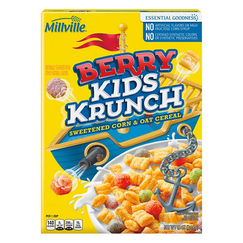 Céréales Millville Berry Kids Krunch, 368 g