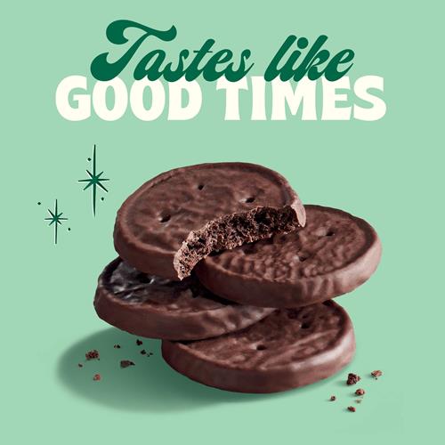 Back To Nature Biscuits Fudge Menthe - Végan, Sans OGM, Faits à base de farine de blé, Snacks Délicieux, 156 g
