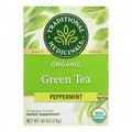 Traditional Medicinals, Thé vert menthe poivrée biologique, 16 sachets
