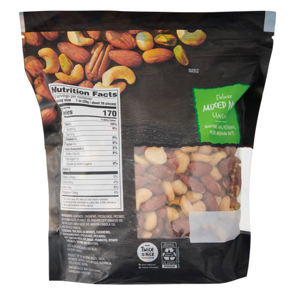 Mélange de noix de luxe non salées Southern Grove, 850 g