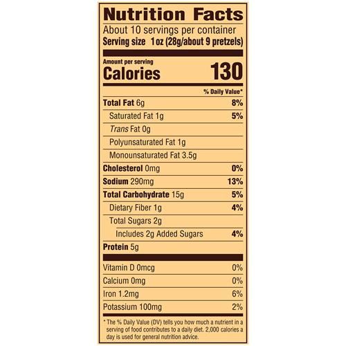 Snyders Of Hanover Bretzels fourrés au beurre de cacahuète, sac de 283 g