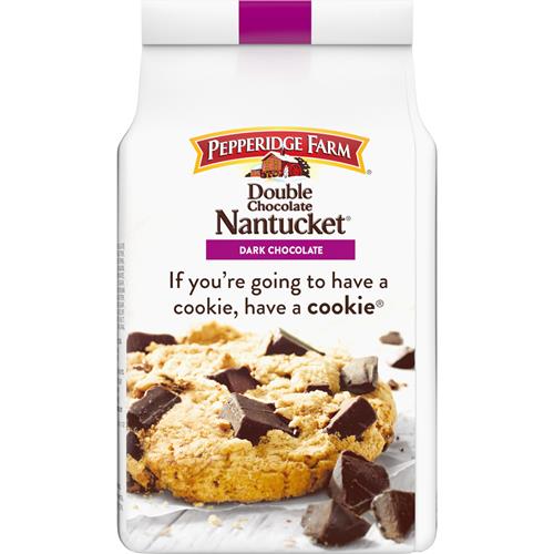 Biscuits Pepperidge Farm Nantucket, morceaux de chocolat noir doublement croquants, sachet de 219 g (8 biscuits)