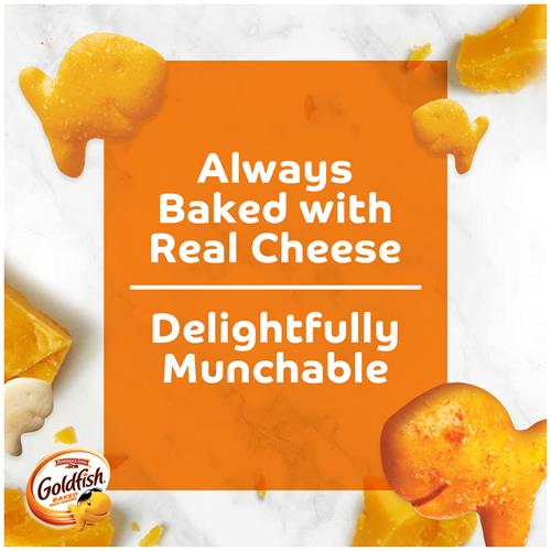 Biscuits Goldfish Say Cheeeese, assortiment de paquets de 20 unités avec cheddar, pizza et parmesan