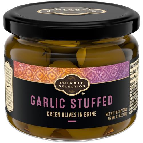 Olives vertes farcies à l'ail Sélection privée 6,3 oz