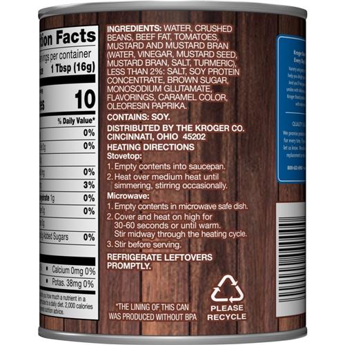 Sauce chili pour hot-dog Kroger 283 g