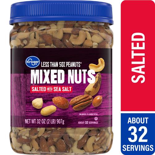 Mélange de noix salées Kroger (moins de 50 % d'arachides) 907 g