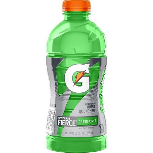 Boisson désaltérante Gatorade Fierce Pomme Verte, bouteille de 828 ml