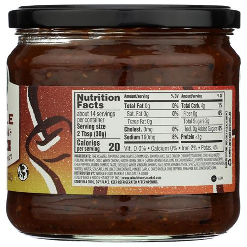 Whole Foods Market Salsa aux piments mélangés, 15,25 oz