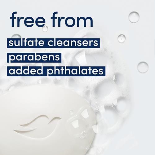 Pain de Beauté Original Dove, 6 pains pour une peau douce et lisse, avec 1/4 de crème hydratante 106 g