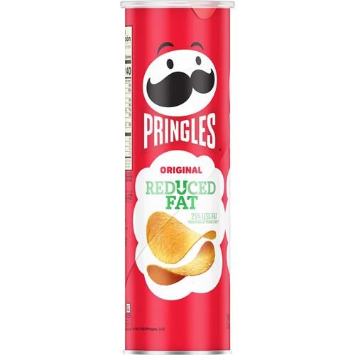 Tuiles de pommes de terre Pringles, collations pour le déjeuner, collations nomades, teneur réduite en matières grasses, boîte de 139 g (1 boîte)